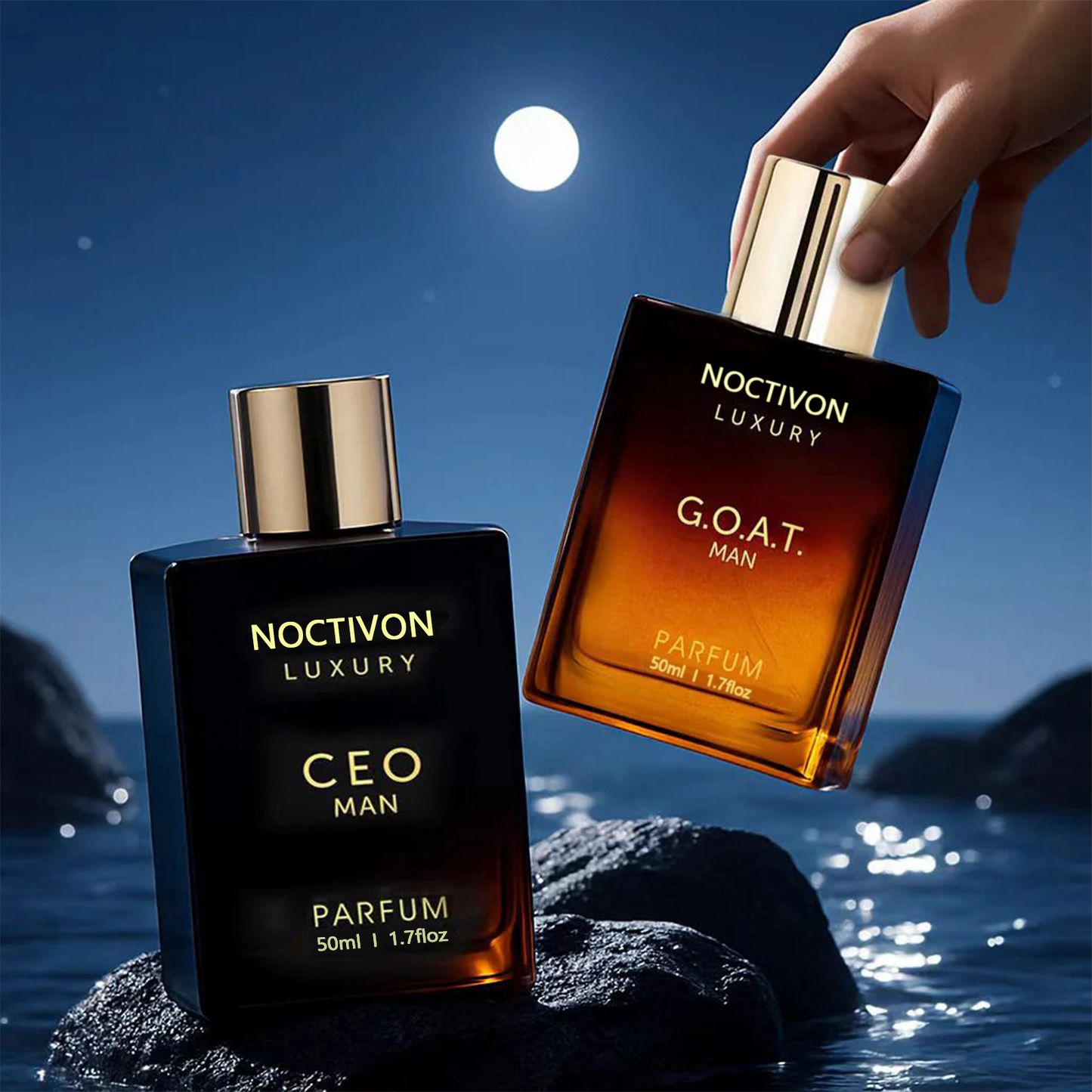 🔥Flash Sale: 50% OFF 🔥Gentlemen's Fragrance Setwith CEO MAN Perfume & G.O.A.T MAN Aroma Perfuma