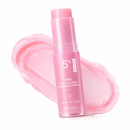 PDRN Pink Collagen Multi Balm Stick | Hydrating Skincare Balm with PDRN, Collagen & NAD | For Under-Eyes, Neck, Forehead & Lip Care | Korean Skincare
