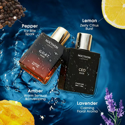 🔥Flash Sale: 50% OFF 🔥Gentlemen's Fragrance Setwith CEO MAN Perfume & G.O.A.T MAN Aroma Perfuma
