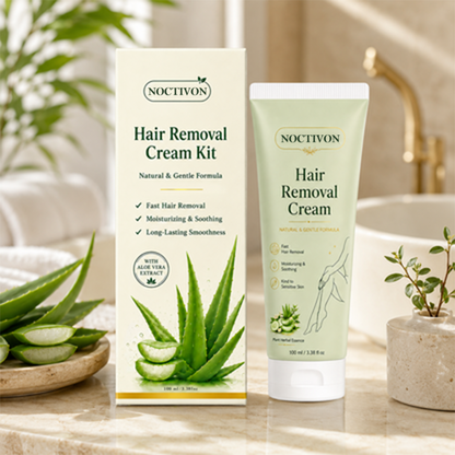Noctivon™ Natural Gentle Hair Removal Cream | For Women & Men, Sensitive Skin