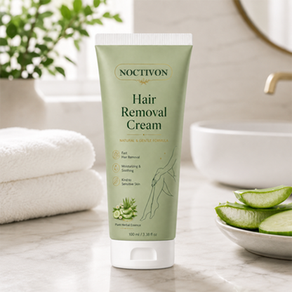 Noctivon™ Natural Gentle Hair Removal Cream | For Women & Men, Sensitive Skin